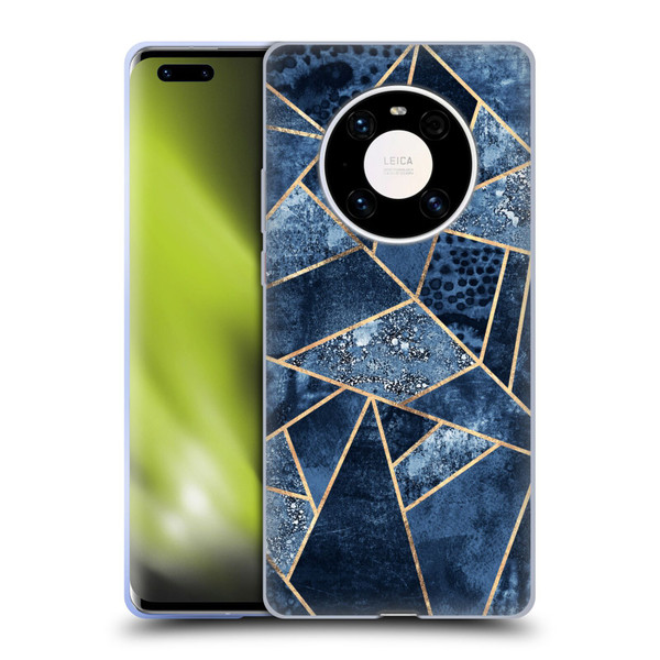 Elisabeth Fredriksson Stone Collection Blue Soft Gel Case for Huawei Mate 40 Pro 5G