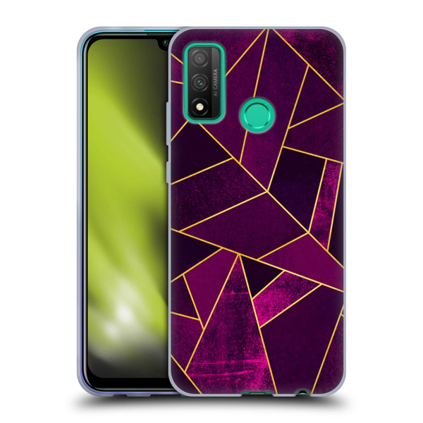 Elisabeth Fredriksson Stone Collection Purple Soft Gel Case for Huawei P Smart (2020)