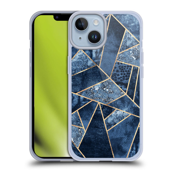 Elisabeth Fredriksson Stone Collection Blue Soft Gel Case for Apple iPhone 14