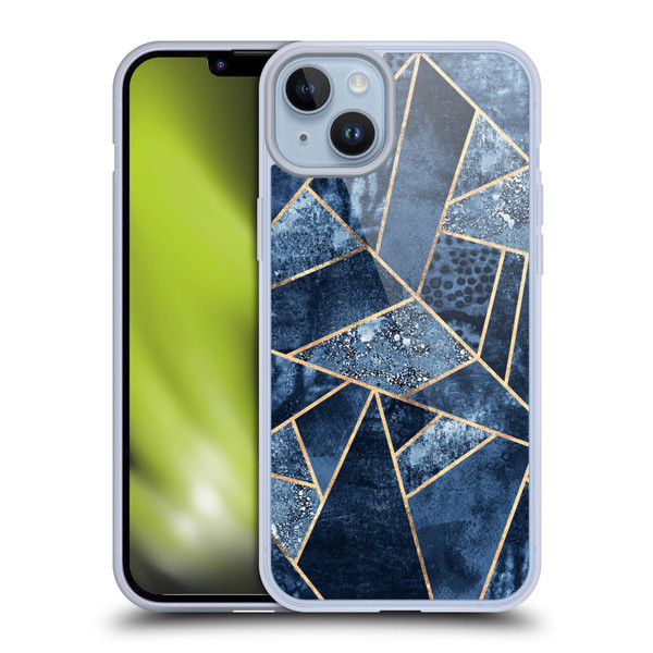 Elisabeth Fredriksson Stone Collection Blue Soft Gel Case for Apple iPhone 14 Plus
