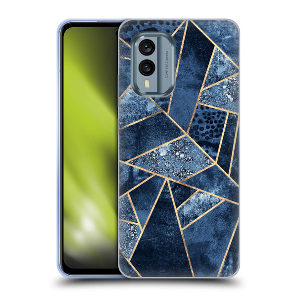 Elisabeth Fredriksson Stone Collection Blue Soft Gel Case for Nokia X30