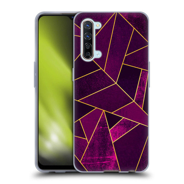 Elisabeth Fredriksson Stone Collection Purple Soft Gel Case for OPPO Find X2 Lite 5G