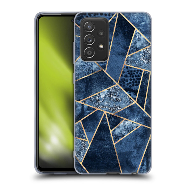 Elisabeth Fredriksson Stone Collection Blue Soft Gel Case for Samsung Galaxy A52 / A52s / 5G (2021)