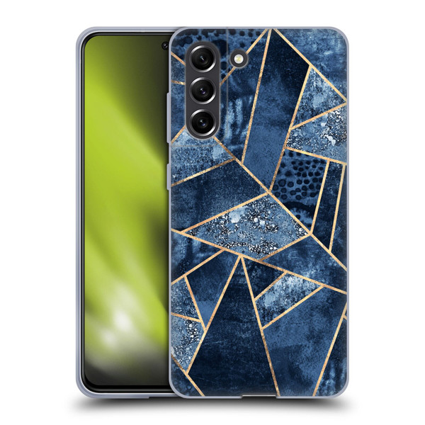 Elisabeth Fredriksson Stone Collection Blue Soft Gel Case for Samsung Galaxy S21 FE 5G