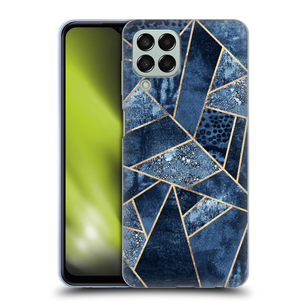 Elisabeth Fredriksson Stone Collection Blue Soft Gel Case for Samsung Galaxy M33 (2022)