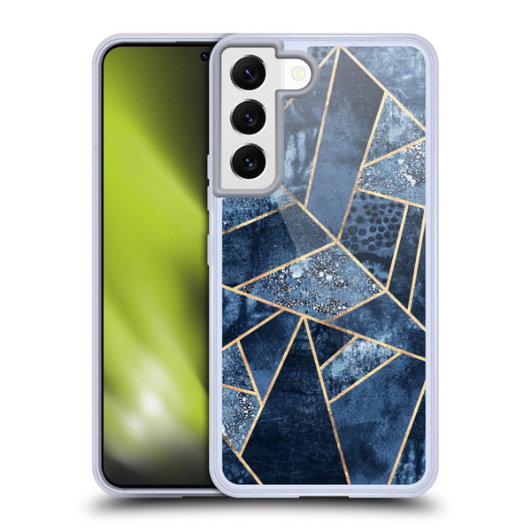 Elisabeth Fredriksson Stone Collection Blue Soft Gel Case for Samsung Galaxy S22 5G