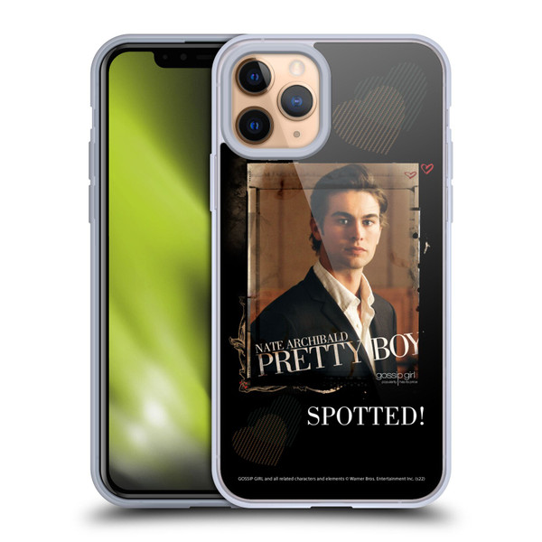 Gossip Girl Graphics Nate Soft Gel Case for Apple iPhone 11 Pro