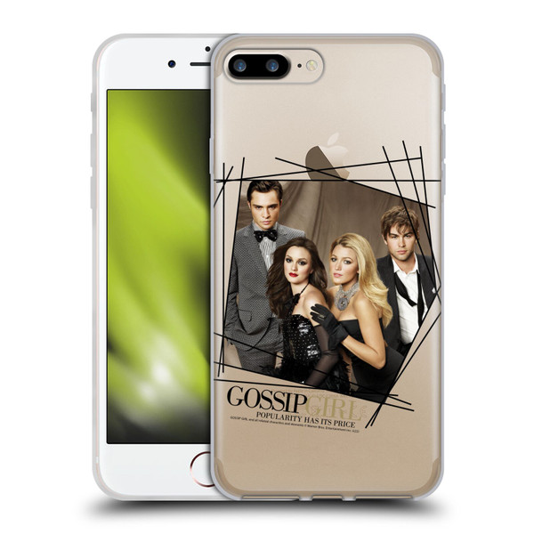 Gossip Girl Graphics Poster 2 Soft Gel Case for Apple iPhone 7 Plus / iPhone 8 Plus