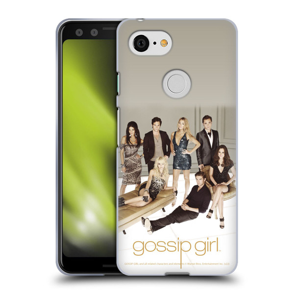 Gossip Girl Graphics Poster Soft Gel Case for Google Pixel 3