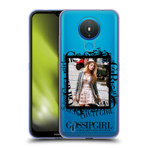 Gossip Girl Graphics Serena Soft Gel Case for Nokia 1.4