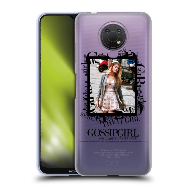 Gossip Girl Graphics Serena Soft Gel Case for Nokia G10