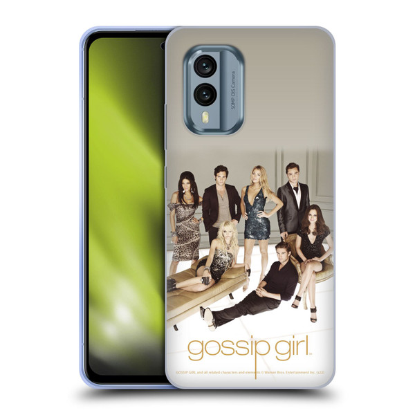 Gossip Girl Graphics Poster Soft Gel Case for Nokia X30