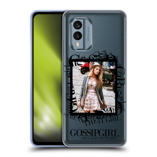 Gossip Girl Graphics Serena Soft Gel Case for Nokia X30