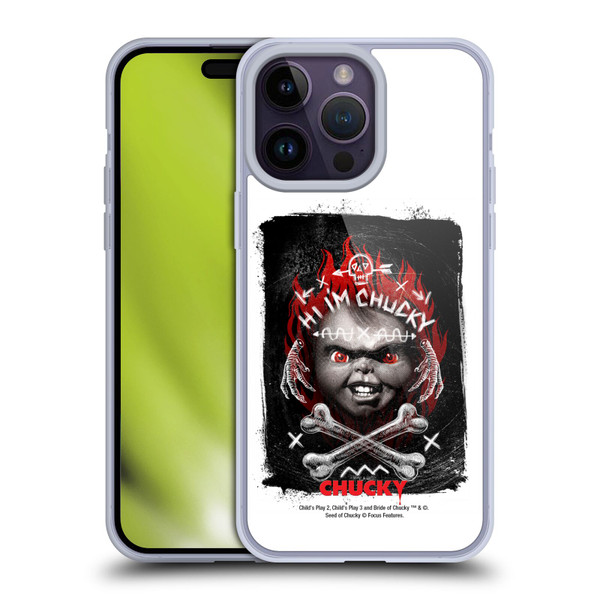 Child's Play Key Art Hi I'm Chucky Grunge Soft Gel Case for Apple iPhone 14 Pro Max