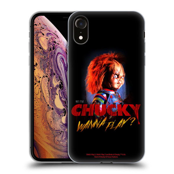 Child's Play Key Art Wanna Play 2 Soft Gel Case for Apple iPhone XR