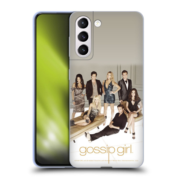 Gossip Girl Graphics Poster Soft Gel Case for Samsung Galaxy S21+ 5G
