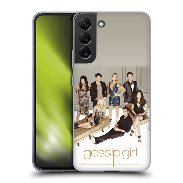Gossip Girl Graphics Poster Soft Gel Case for Samsung Galaxy S22+ 5G