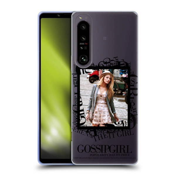 Gossip Girl Graphics Serena Soft Gel Case for Sony Xperia 1 IV