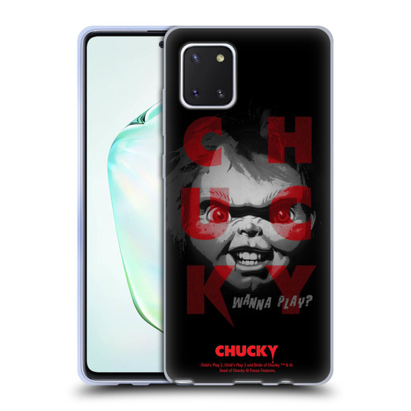 Child's Play Key Art Wanna Play 3 Soft Gel Case for Samsung Galaxy Note10 Lite