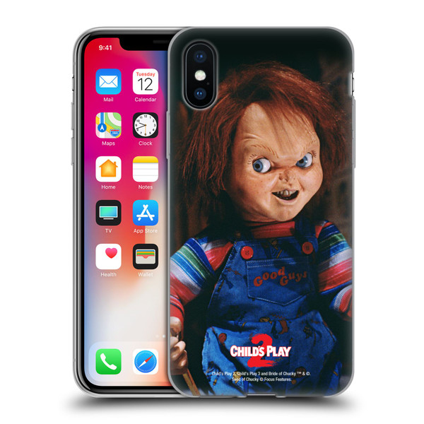 Child's Play II Key Art Doll Soft Gel Case for Apple iPhone X / iPhone XS