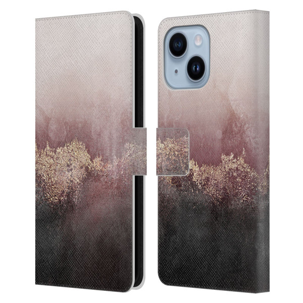 Elisabeth Fredriksson Sparkles Pink Sky Leather Book Wallet Case Cover For Apple iPhone 14 Plus