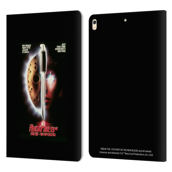 Friday the 13th Part VII The New Blood Graphics Key Art Leather Book Wallet Case Cover For Apple iPad Pro 10.5 (2017)