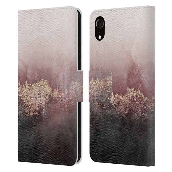 Elisabeth Fredriksson Sparkles Pink Sky Leather Book Wallet Case Cover For Apple iPhone XR