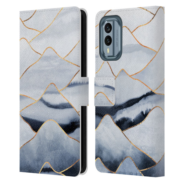 Elisabeth Fredriksson Sparkles Mountains Leather Book Wallet Case Cover For Nokia X30