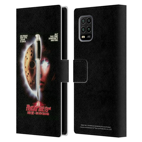 Friday the 13th Part VII The New Blood Graphics Key Art Leather Book Wallet Case Cover For Xiaomi Mi 10 Lite 5G