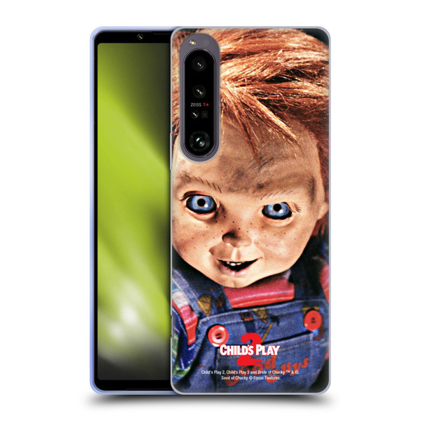 Child's Play II Key Art Doll Stare Soft Gel Case for Sony Xperia 1 IV