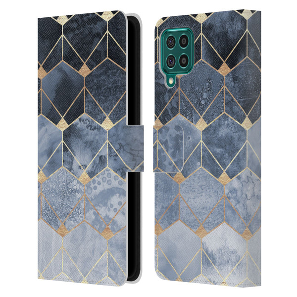 Elisabeth Fredriksson Sparkles Hexagons And Diamonds Leather Book Wallet Case Cover For Samsung Galaxy F62 (2021)