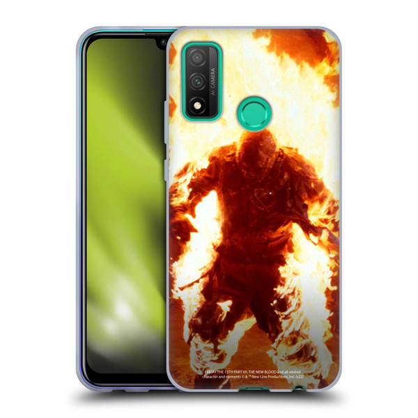 Friday the 13th Part VII The New Blood Graphics Jason Voorhees On Fire Soft Gel Case for Huawei P Smart (2020)