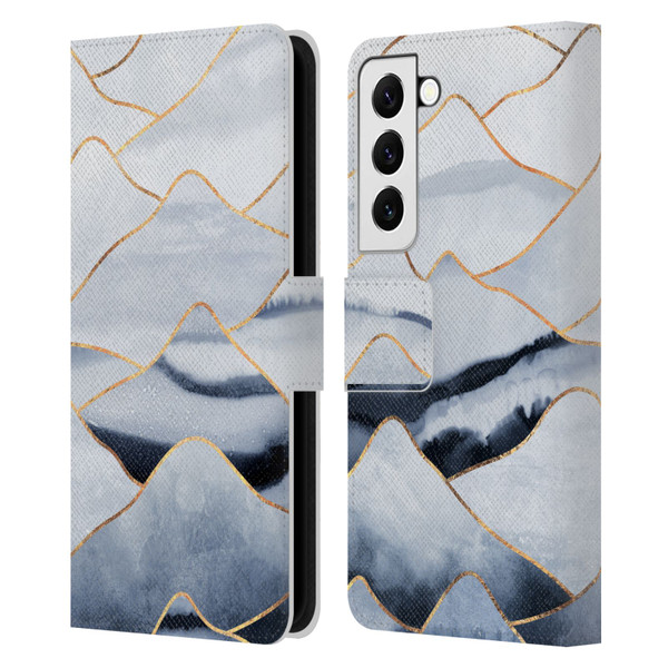 Elisabeth Fredriksson Sparkles Mountains Leather Book Wallet Case Cover For Samsung Galaxy S22 5G