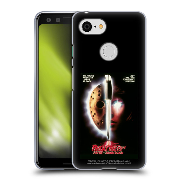 Friday the 13th Part VII The New Blood Graphics Key Art Soft Gel Case for Google Pixel 3