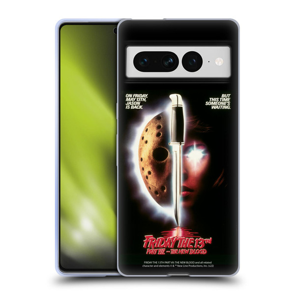 Friday the 13th Part VII The New Blood Graphics Key Art Soft Gel Case for Google Pixel 7 Pro