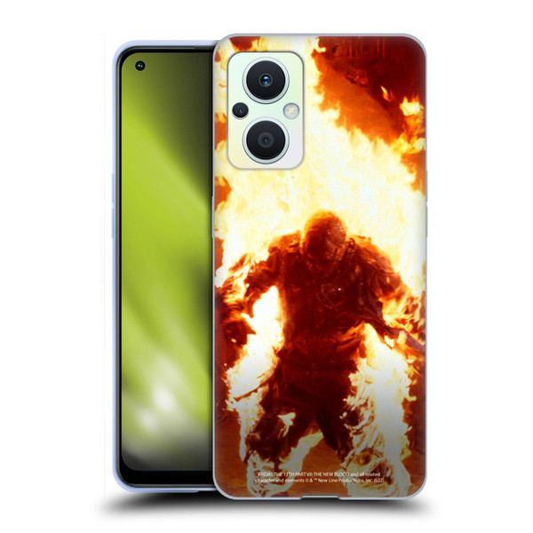 Friday the 13th Part VII The New Blood Graphics Jason Voorhees On Fire Soft Gel Case for OPPO Reno8 Lite