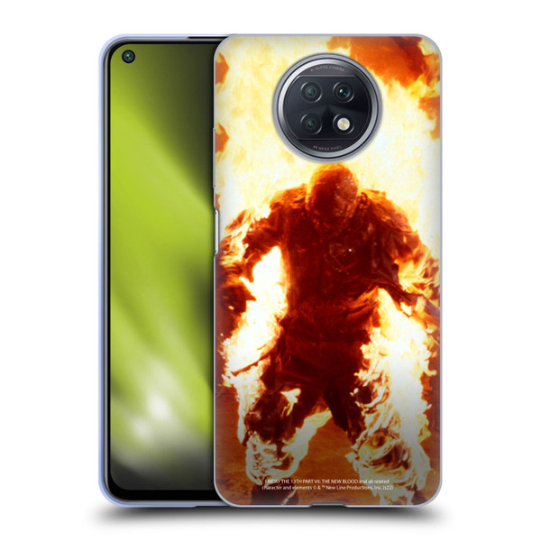 Friday the 13th Part VII The New Blood Graphics Jason Voorhees On Fire Soft Gel Case for Xiaomi Redmi Note 9T 5G