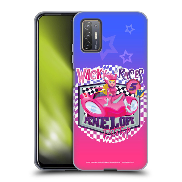 Wacky Races 2016 Graphics Penelope Pitstop Soft Gel Case for HTC Desire 21 Pro 5G