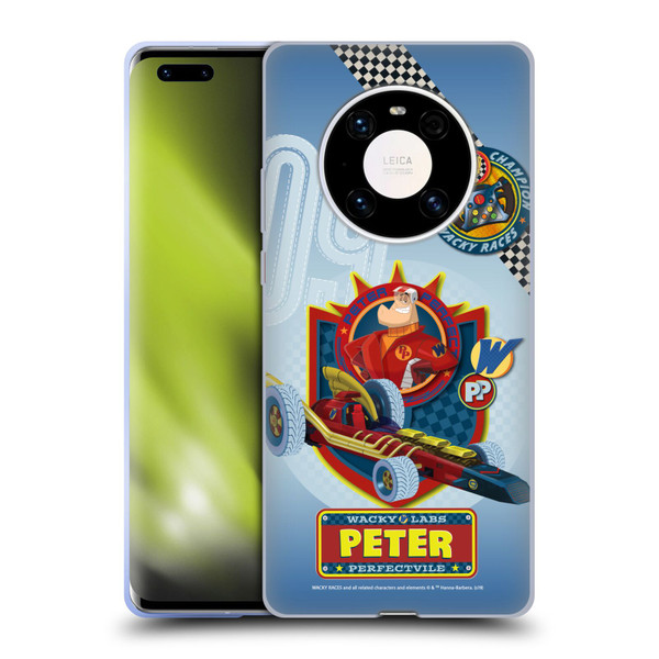 Wacky Races 2016 Graphics Peter Perfect Soft Gel Case for Huawei Mate 40 Pro 5G