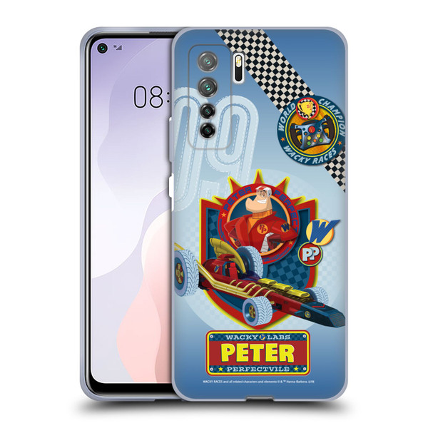 Wacky Races 2016 Graphics Peter Perfect Soft Gel Case for Huawei Nova 7 SE/P40 Lite 5G