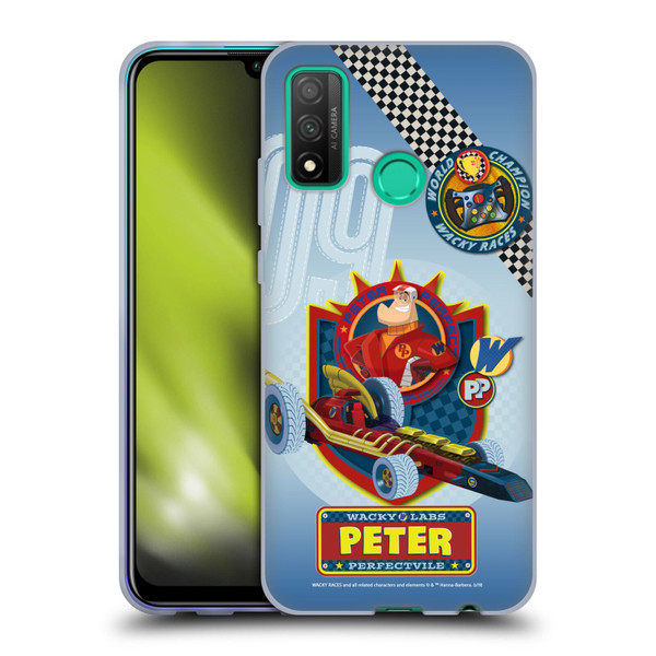 Wacky Races 2016 Graphics Peter Perfect Soft Gel Case for Huawei P Smart (2020)