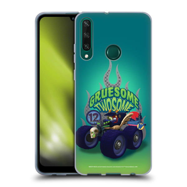 Wacky Races 2016 Graphics Gruesome Twosome Soft Gel Case for Huawei Y6p