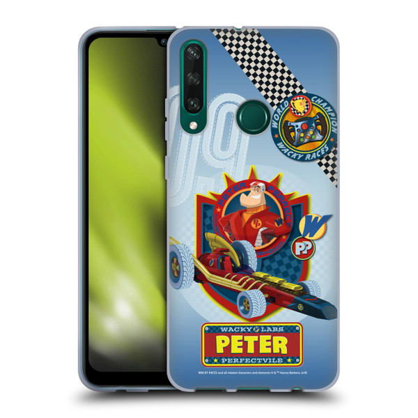 Wacky Races 2016 Graphics Peter Perfect Soft Gel Case for Huawei Y6p