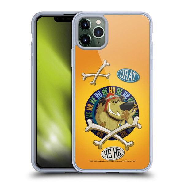 Wacky Races 2016 Graphics Muttley Soft Gel Case for Apple iPhone 11 Pro Max