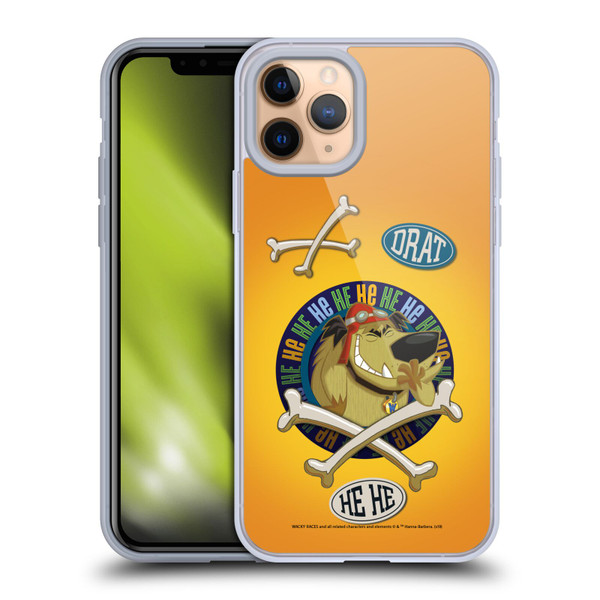 Wacky Races 2016 Graphics Muttley Soft Gel Case for Apple iPhone 11 Pro
