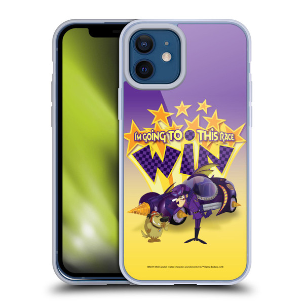Wacky Races 2016 Graphics Dastardly And Muttley Soft Gel Case for Apple iPhone 12 / iPhone 12 Pro