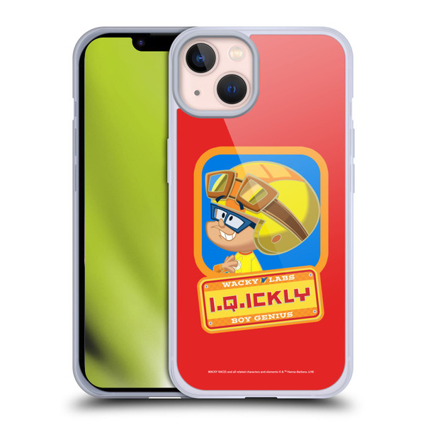 Wacky Races 2016 Graphics IQ Ickly Soft Gel Case for Apple iPhone 13