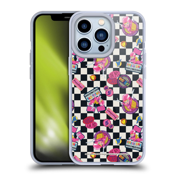 Wacky Races 2016 Graphics Pattern 2 Soft Gel Case for Apple iPhone 13 Pro