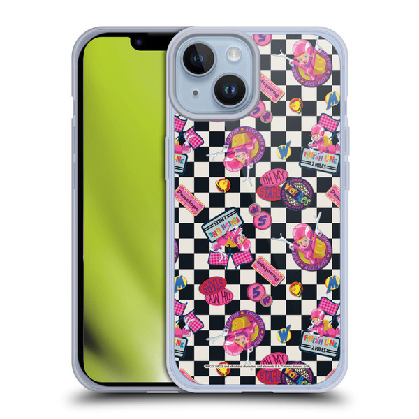 Wacky Races 2016 Graphics Pattern 2 Soft Gel Case for Apple iPhone 14