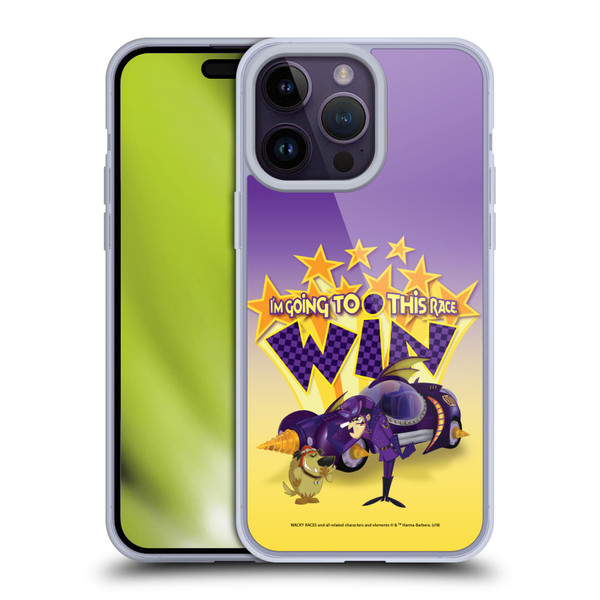 Wacky Races 2016 Graphics Dastardly And Muttley Soft Gel Case for Apple iPhone 14 Pro Max